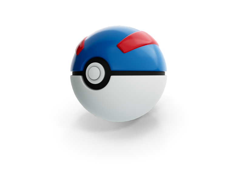 Imagem da Pokébola Azul